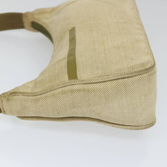 PRADA Sports Hand Bag Canvas Beige Khaki Auth as096 - Picture 4 of 16